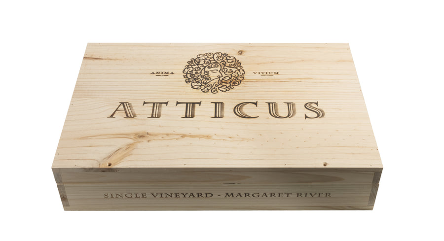 Wooden 6 Packed Vintage exploration Atticus Premium Museum Chardonnay 2014 & 2008, Cabernet Sauvignon 2011 & 2008 & Syrah 2011 & 2008